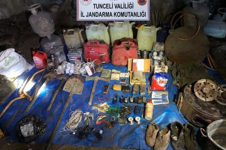 Sonbahar Kış Ablukası'nda Tunceli'de 14 sığınağa imha! -