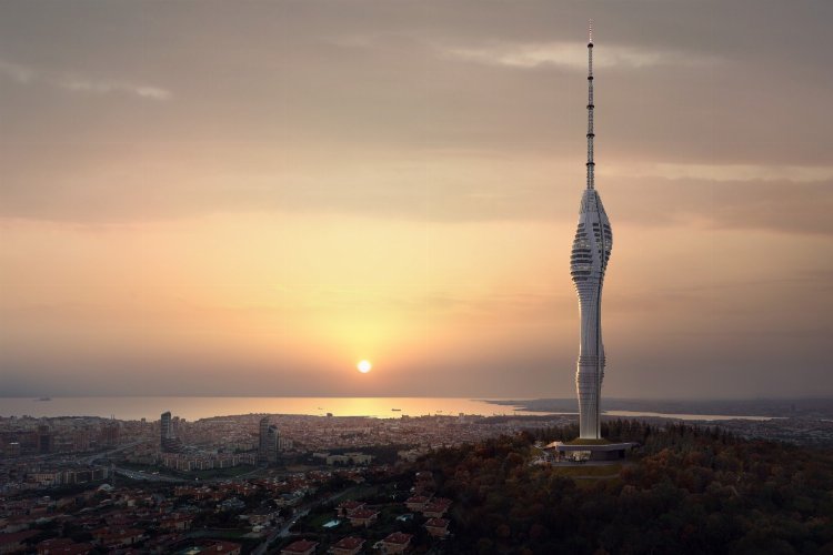 İstanbul Çamlıca Kulesi turistik mekanların gözdesi oldu -