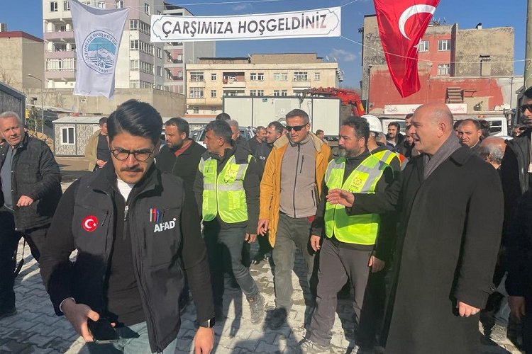 Süleyman Soylu'dan 'çarşı' teşekkürü -