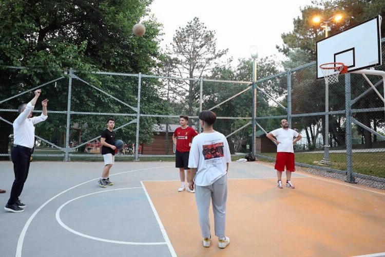 Tahir Büyükakın sporda şov yaptı -