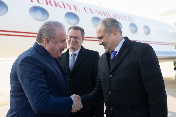 TBMM Başkanı Şentop Üsküp'e gitti -