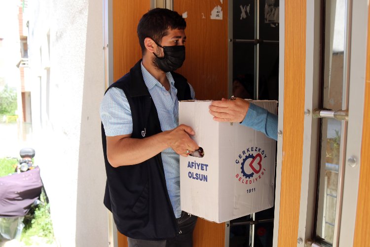 Tekirdağ Çerkezköy'de ramazanda 9 bin aileye yardım yapıldı -