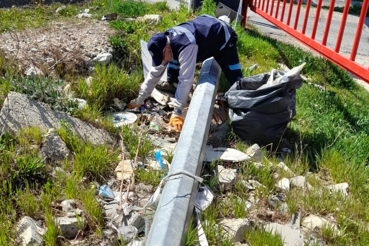 Tekirdağ Malkara'da temizlik çalışmaları devam ediyor -