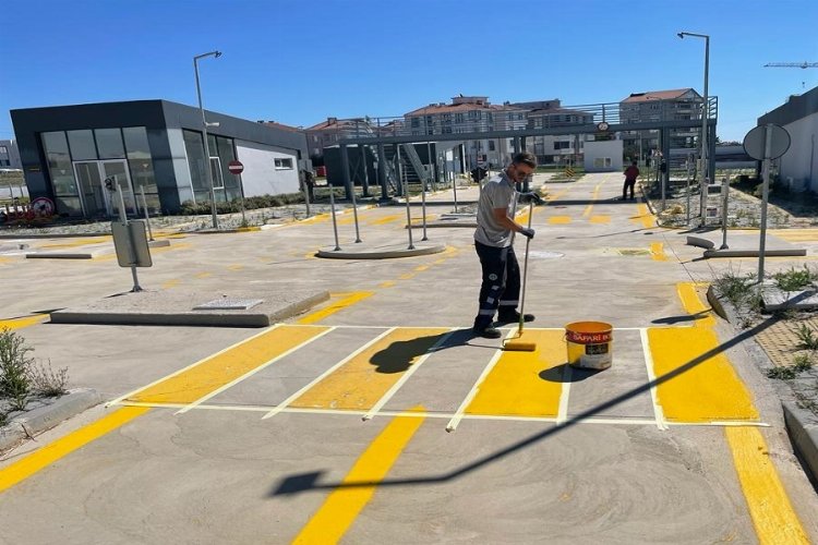 Tekirdağ Çorlu'da çocuklar için trafik parkı -