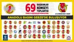 TGF 69. Başkanlar konseyi Gebze’de toplanıyor