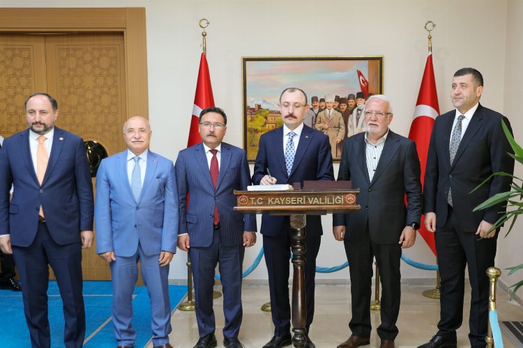 Ticaret Bakanı Mehmet Muş'tan Kayseri protokolü ziyareti -