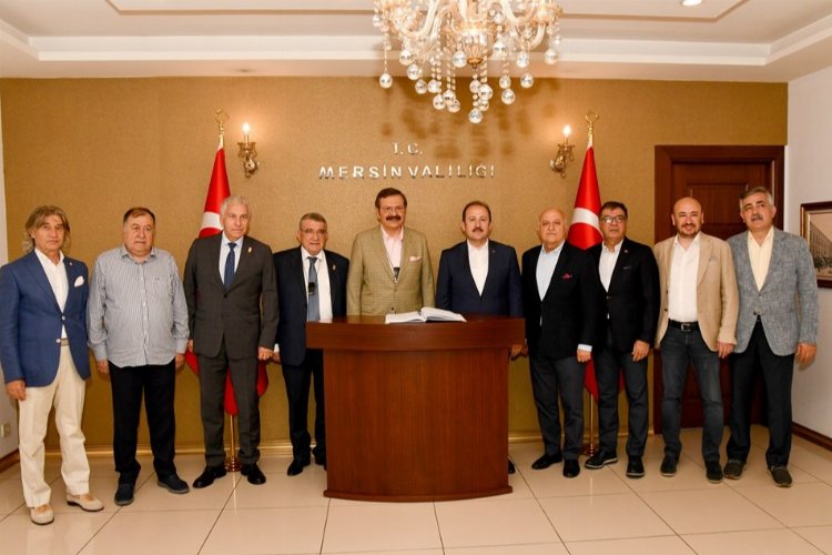 TOBB Başkanı Rifat Hisarcıklıoğlu Mersin’de -