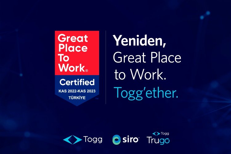 Togg'a 'Great Place to Work' sertifikası -