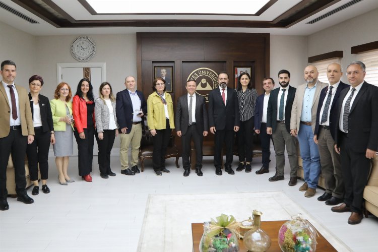 TÜSEB heyetinden ERÜ'ye ziyaret -