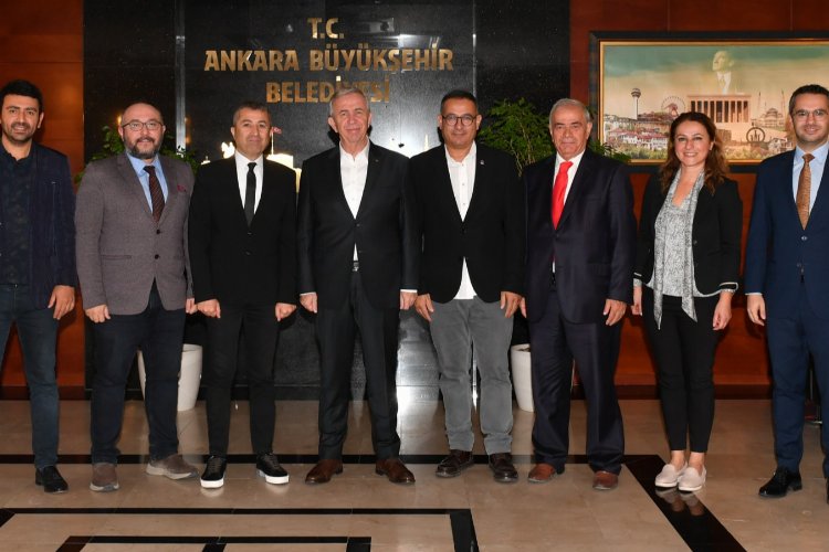 TSYD Ankara'dan Mansur Yavaş'a ziyaret -