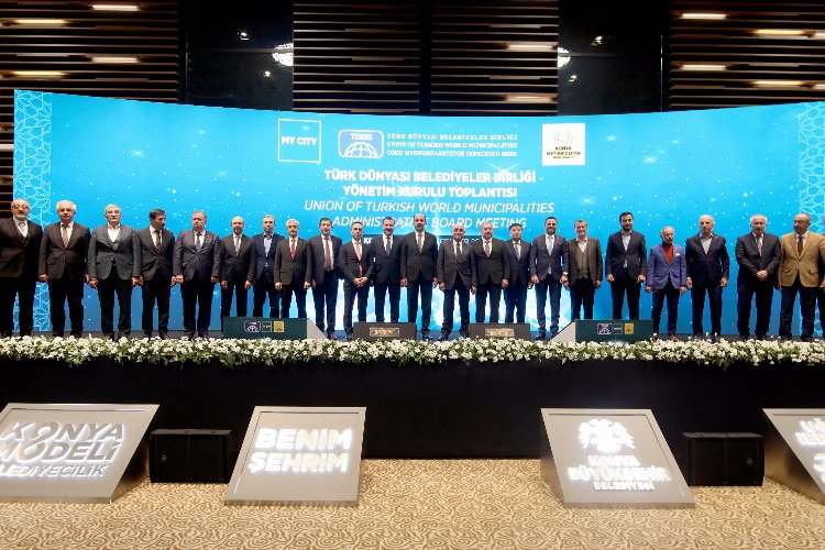 Türk Dünyası Belediyeler Birliği Konya'da toplandı -