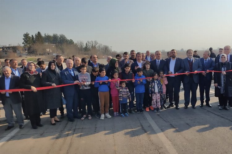 Türkoğlu Kuyumcular Köprüsü dualarla açıldı -