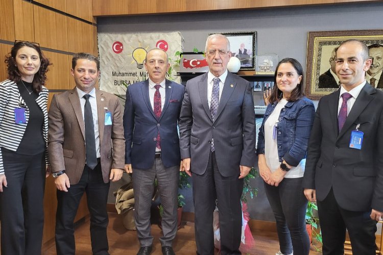 TÜSÇAD yönetiminden M. Müfit Aydın'a ziyaret -