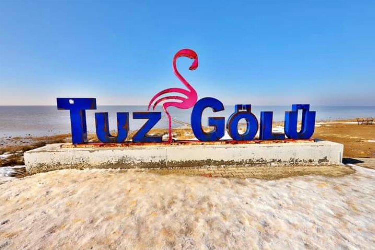 Tuz gölü suya kavuştu -