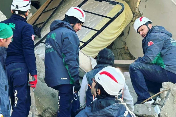 UEDAŞ Arama Kurtarma Timi yeniden Hatay'da -