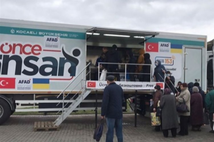 Ukrayna'ya AFAD eli -