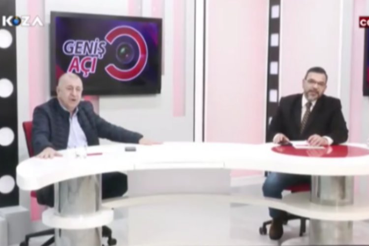 Ümit Özdağ, Hatay depremine Adana'da canlı yayında yakalandı! -