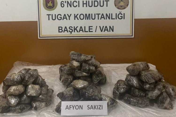 Van'da Hudut Birlikleri'nden uyuşturucu operasyonu -
