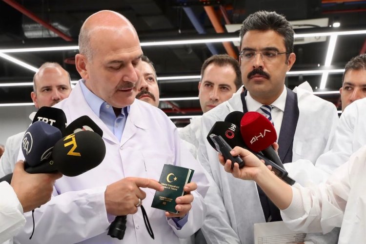 Yerli ve milli pasaportun basımına başlandı -