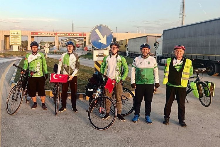 Yeşilaycılar 'sınırsız dostluğa' pedalladılar -