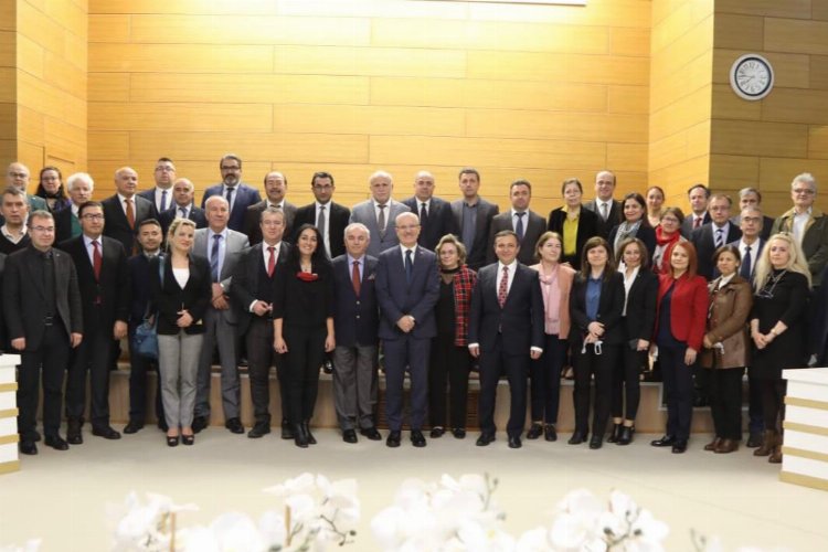 YÖK Başkanı Prof. Dr. Erol Özvar, ERÜ senato üyeleri ile bir araya geldi -