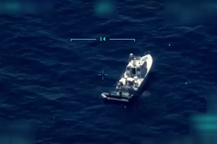 Yunanistan'ın zulmü İHA ile tespit edildi... Görüntüleri MSB paylaştı -