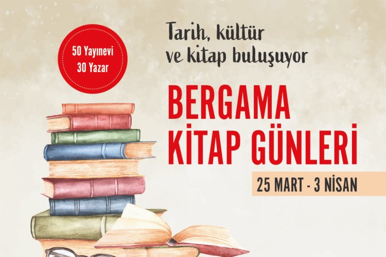 İzmir Bergama Kitap Günleri için geri sayım başladı -