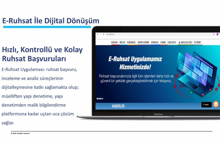 İzmir Çiğli Belediyesi’nde 'E-Ruhsat' dönemi başladı -