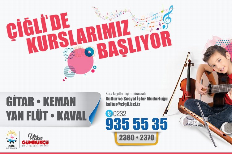 İzmir Çiğli'de yeni yılın ilk kursları başlıyor -
