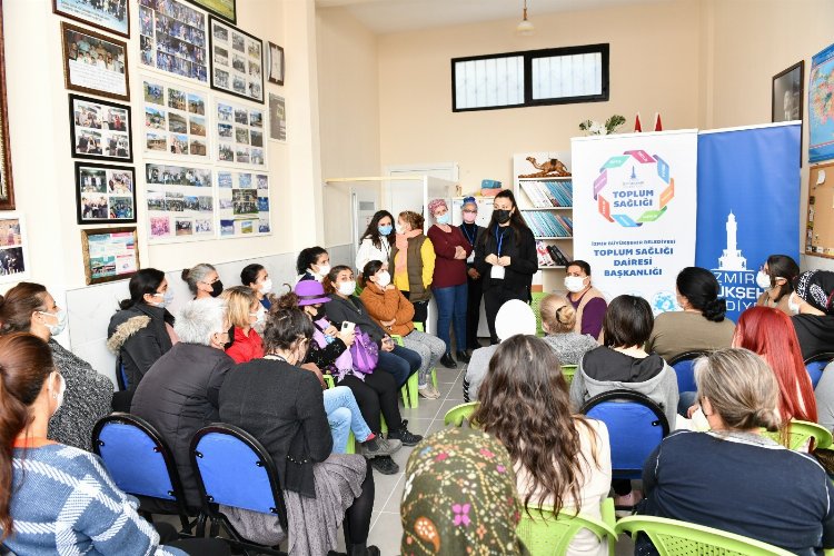 İzmir Çiğlili kadınlara “Sağlıklı Yaşam” bilgilendirmesi -