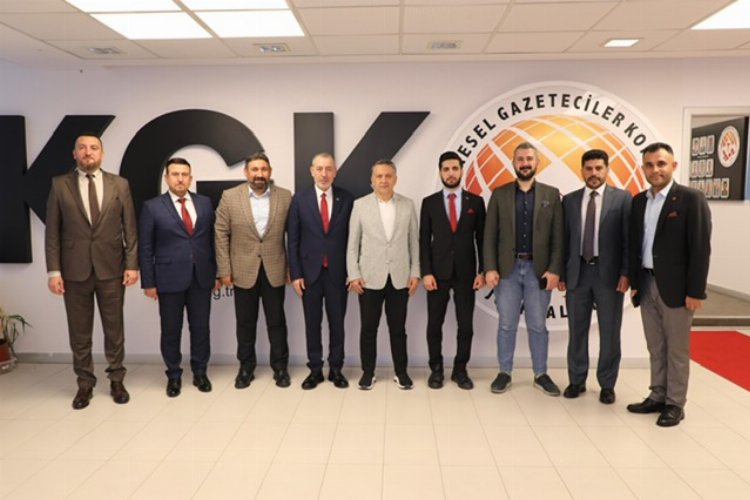 Türkmen Bakan Maruf ve heyetinden KGK ziyareti -