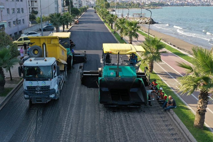 Ünye Sahil Yolu yenilendi -