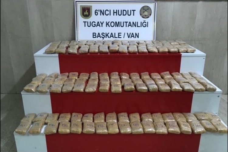 Van Başkale'de 72,5 kilogram eroin ele geçirildi -