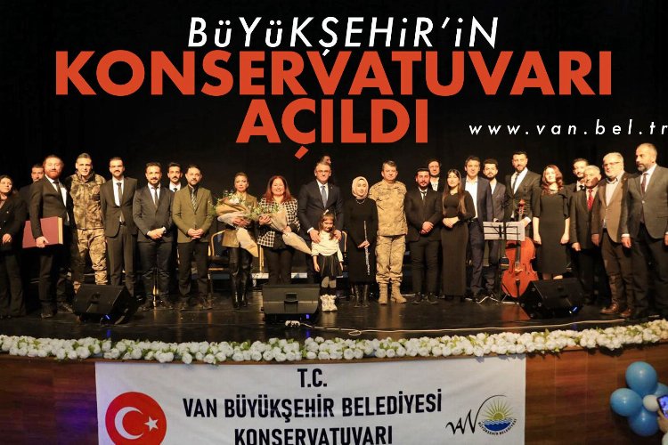 Van Büyükşehir Belediyesi Konservatuvarı açıldı -