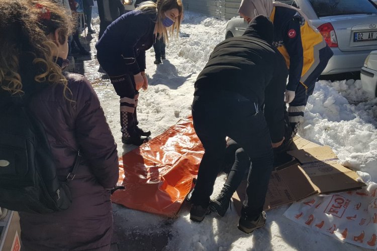 Yoğun buzlanma hastanelik etti -