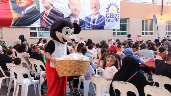 Gebze Köşklüçeşme'de 'açık hava' Sinema keyfi